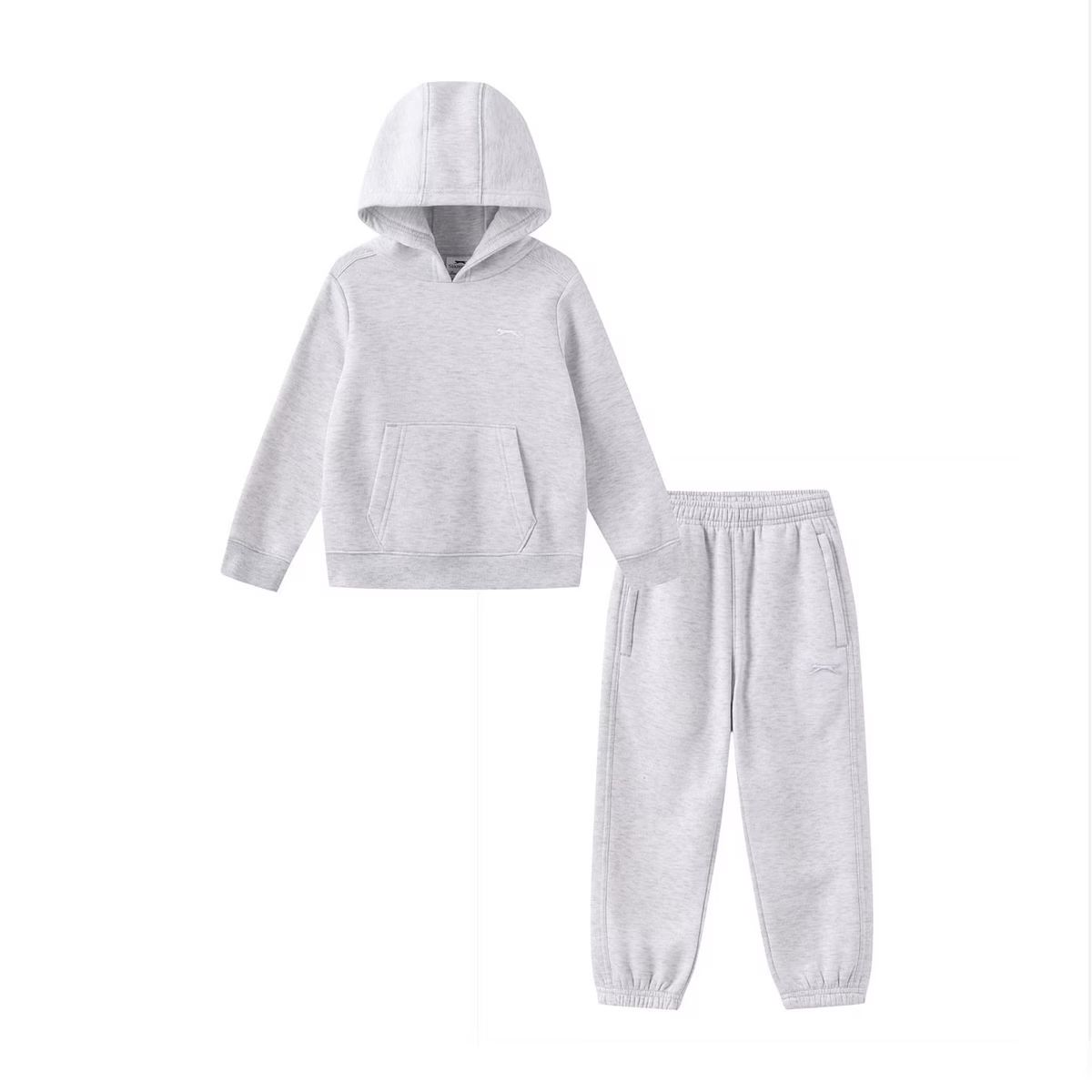 Ensemble Survêtement Slazenger Pour Enfant - Gris Clair – Image 2